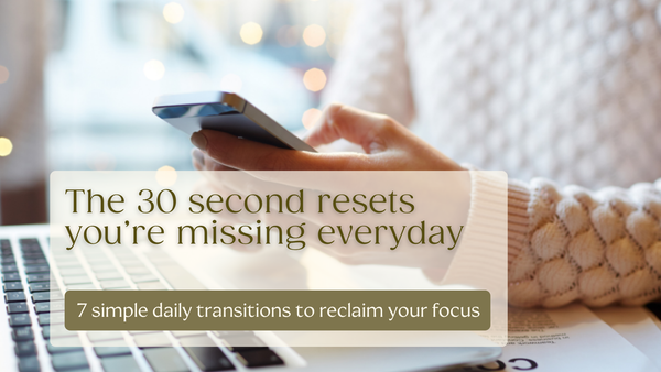 The Power of the Micro-Meditation: How to Stop Stress Build-Up in 30 Seconds